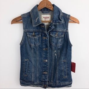 mossimo denim vest